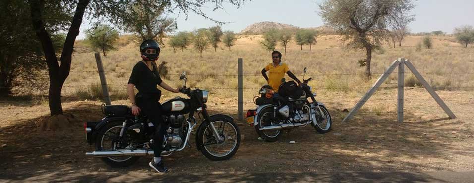 Rajasthan tour at Motorcycle