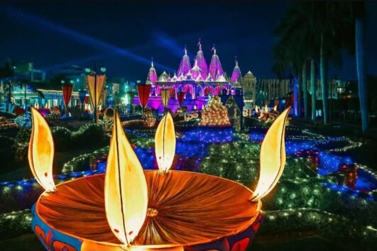Jaipur Diwali celebration with Local family