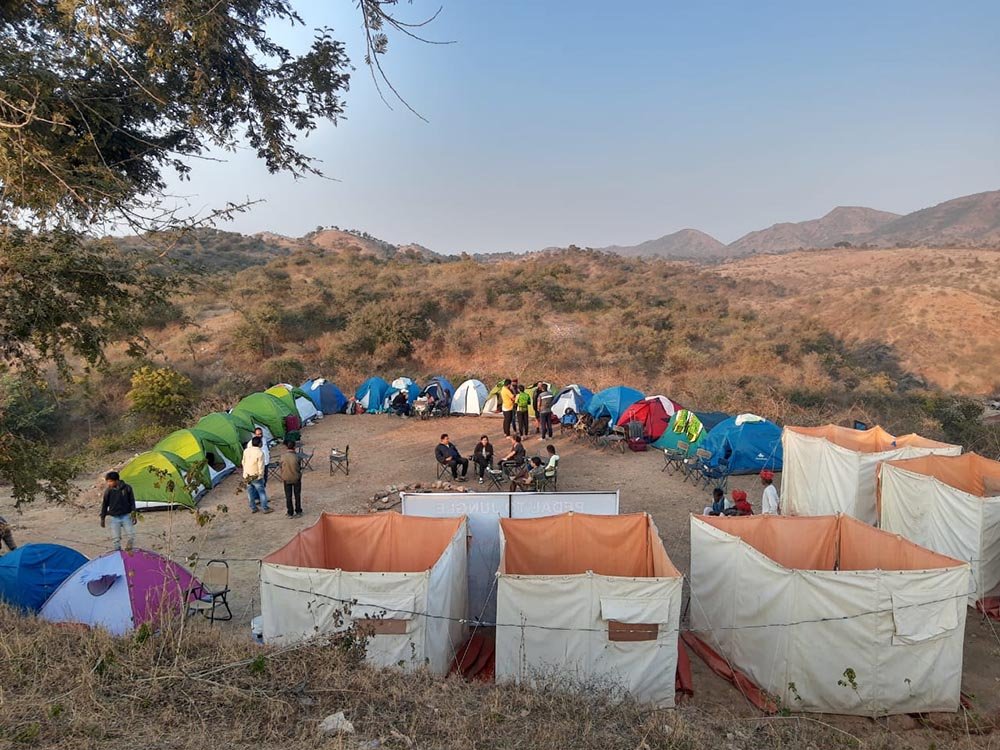 camping tour in udaipur